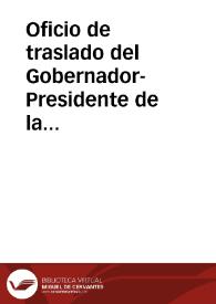Portada:Oficio de traslado del Gobernador-Presidente de la Comisión de Monumentos de Toledo en el que se solicita sea declrado Monumento Nacional la totalidad del edificio del hospital de Santa Cruz de Mendoza, para proceder a su completa restauración.