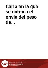 Carta en la que se notifica el envío del peso de bronce con inscripción griega hallado en Santisteban del Puerto, para que sea estudiado por la Academia y que ésta lo done al Museo Arqueológico Nacional.