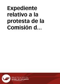 Portada:Expediente relativo a la protesta de la Comisión de Monumentos de Toledo sobre la forma en que se están llevando a cabo las obras de restauración de la Ermita del Santo Cristo de la Luz.