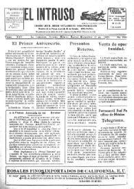 Portada:Diario Joco-serio netamente independiente. Tomo XXV, núm. 1938, martes 27 de diciembre de 1927