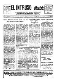 Portada:Diario Joco-serio netamente independiente. Tomo XXV, núm. 1946, jueves 5 de enero de 1928