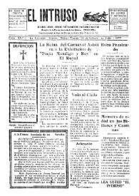 Portada:Diario Joco-serio netamente independiente. Tomo XXV, núm. 1977, viernes 10 de febrero de 1928