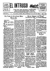 Portada:Diario Joco-serio netamente independiente. Tomo XXVI, núm. 2041, domingo 29 de abril de 1928