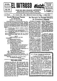 Portada:Diario Joco-serio netamente independiente. Tomo XXVI, núm. 2079, sábado 9 de junio de 1928