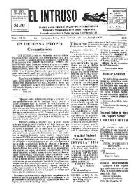 Portada:Diario Joco-serio netamente independiente. Tomo XXVI, núm. 2121, sábado 28 de julio de 1928