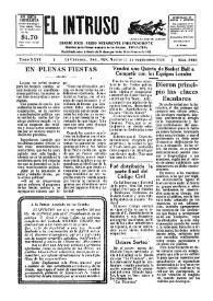 Portada:Diario Joco-serio netamente independiente. Tomo XXVI, núm. 2249, martes 11 de septiembre de 1928