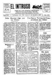 Portada:Diario Joco-serio netamente independiente. Tomo XXVI, núm. 2298, jueves 8 de noviembre de 1928