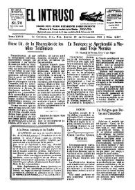 Portada:Diario Joco-serio netamente independiente. Tomo XXVII, núm. 2317, jueves 29 de noviembre de 1928