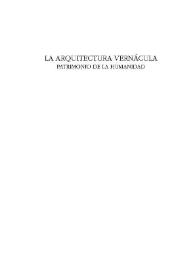Portada:La arquitectura vernácula : patrimonio de la humanidad. Tomo I / Asociación por la Arquitectura Rural Tradicional de Extremadura ; coordinador José Luis Martín Galindo
