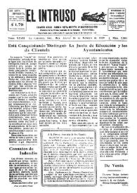 Portada:Diario Joco-serio netamente independiente. Tomo XXVII, núm. 2381, jueves 14 de febrero de 1929