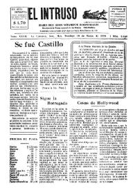 Portada:Diario Joco-serio netamente independiente. Tomo XXVII, núm. 2402, domingo 10 de marzo de 1929