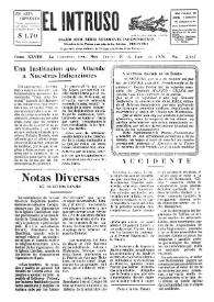 Portada:Diario Joco-serio netamente independiente. Tomo XXVIII, núm. 2487, jueves 20 de junio de 1929