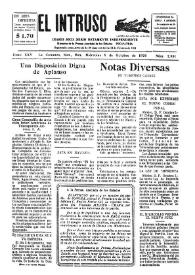 Portada:Diario Joco-serio netamente independiente. Tomo XXV, núm. 2581, miércoles 9 de octubre de 1929
