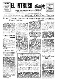 Portada:Diario Joco-serio netamente independiente. Tomo XXVIII, núm. 2755, miércoles 7 de mayo de 1930