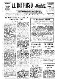Portada:Diario Joco-serio netamente independiente. Tomo XXVIII, núm. 2773, miércoles 28 de mayo de 1930