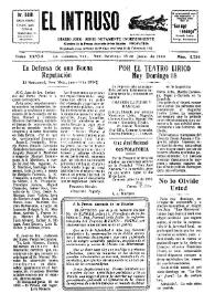 Portada:Diario Joco-serio netamente independiente. Tomo XXVIII, núm. 2789, domingo 15 de junio de 1930
