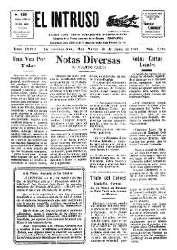 Portada:Diario Joco-serio netamente independiente. Tomo XXVIII, núm. 2796, martes 24 de junio de 1930