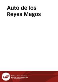 Portada:Auto de los Reyes Magos (2008) / dramaturgia y dirección Ana Zamora, coproducido por Nao d'amores y Teatro de la Abadía