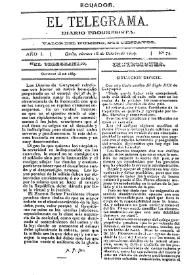 Portada:Año I, núm. 74, viernes 18 de octubre de 1889