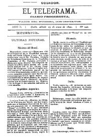 Portada:Año II, núm. 142, sábado 25 de enero de 1890