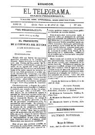 Portada:Año II, núm. 200, lunes 14 de abril de 1890