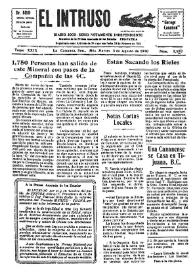 Portada:Diario Joco-serio netamente independiente. Tomo XXIX, núm. 2832, martes 5 de agosto de 1930