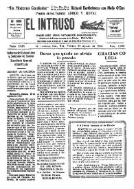 Portada:Diario Joco-serio netamente independiente. Tomo XXIX, núm. 2853, viernes 29 de agosto de 1930