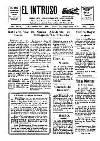 Portada:Diario Joco-serio netamente independiente. Tomo XXIX, núm. 2874, jueves 25 de septiembre de 1930