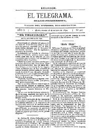 Portada:Año II, núm. 307, martes 28 de octubre de 1890