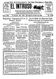 Portada:Diario Joco-serio netamente independiente. Tomo XXX, núm. 2973, miércoles 21 de enero de 1931