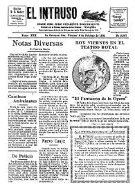 Portada:Diario Joco-serio netamente independiente. Tomo XXX, núm. 2987, viernes 6 de febrero de 1931