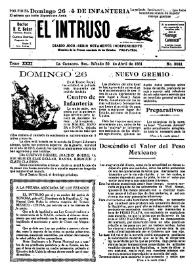 Portada:Diario Joco-serio netamente independiente. Tomo XXXI, núm. 3041, sábado 25 de abril de 1931 [sic]