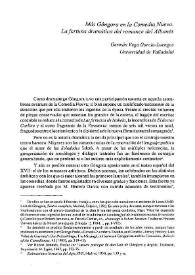Portada:Más Góngora en la Comedia Nueva. La fortuna dramática del romance del Albanés / Germán Vega García-Luengos