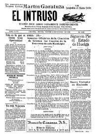 Portada:Diario Joco-serio netamente independiente. Tomo XLVII, núm. 4653, viernes 14 de febrero de 1936