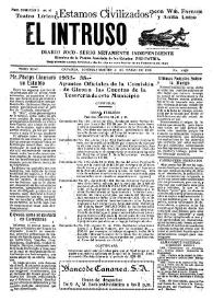 Portada:Diario Joco-serio netamente independiente. Tomo XLVI, núm. 4658, martes 3 de marzo de 1936
