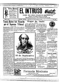 Portada:Diario Joco-serio netamente independiente. Tomo LXXIII, núm. 7248, domingo 14 de septiembre de 1941