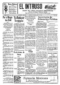 Portada:Diario Joco-serio netamente independiente. Tomo LXXIII, núm. 7264, domingo 5 de octubre de 1941