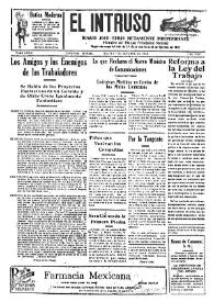 Portada:Diario Joco-serio netamente independiente. Tomo LXXIII, núm. 7265, martes 7 de octubre de 1941