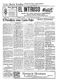 Portada:Diario Joco-serio netamente independiente. Tomo LXXIII, núm. 7273, jueves 16 de octubre de 1941
