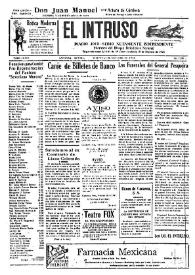 Portada:Diario Joco-serio netamente independiente. Tomo LXXIII, núm. 7280, viernes 24 de octubre de 1941