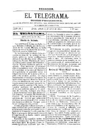 Portada:Año III, núm. 443, sábado 25 de abril de 1891