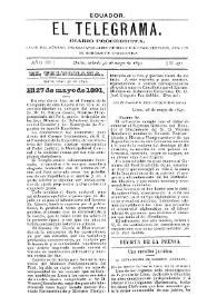 Portada:Año III, núm. 471, sábado 30 de mayo de 1891