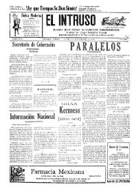 Portada:Diario Joco-serio netamente independiente. Tomo LXXIII, núm. 72815, martes 11 de noviembre de 1941 [sic]