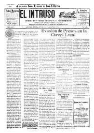 Portada:Diario Joco-serio netamente independiente. Tomo LXXIII, núm. 7341, jueves 8 de enero de 1942