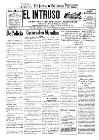 Portada:Diario Joco-serio netamente independiente. Tomo LXXIII, núm. 7389, jueves 5 marzo de 1942