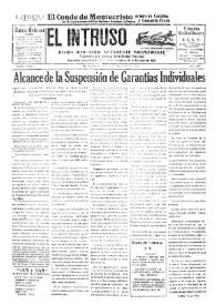 Portada:Diario Joco-serio netamente independiente. Tomo LXXIV, núm. 7465, domingo 7 de junio de 1942