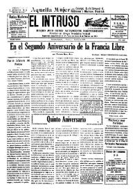 Portada:Diario Joco-serio netamente independiente. Tomo LXXIV, núm. 7487, viernes 3 de julio de 1942