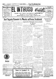 Portada:Diario Joco-serio netamente independiente. Tomo LXXV, núm. 7535, sábado 29 de agosto de 1942