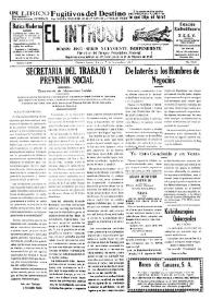 Portada:Diario Joco-serio netamente independiente. Tomo LXXV, núm. 7549, martes 15 de septiembre de 1942