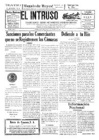 Portada:Diario Joco-serio netamente independiente. Tomo LXXV, núm. 7584, viernes 28 de octubre de 1942 [sic]